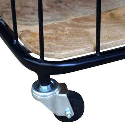 TV cabinet solid mango wood 100x40x45 cm