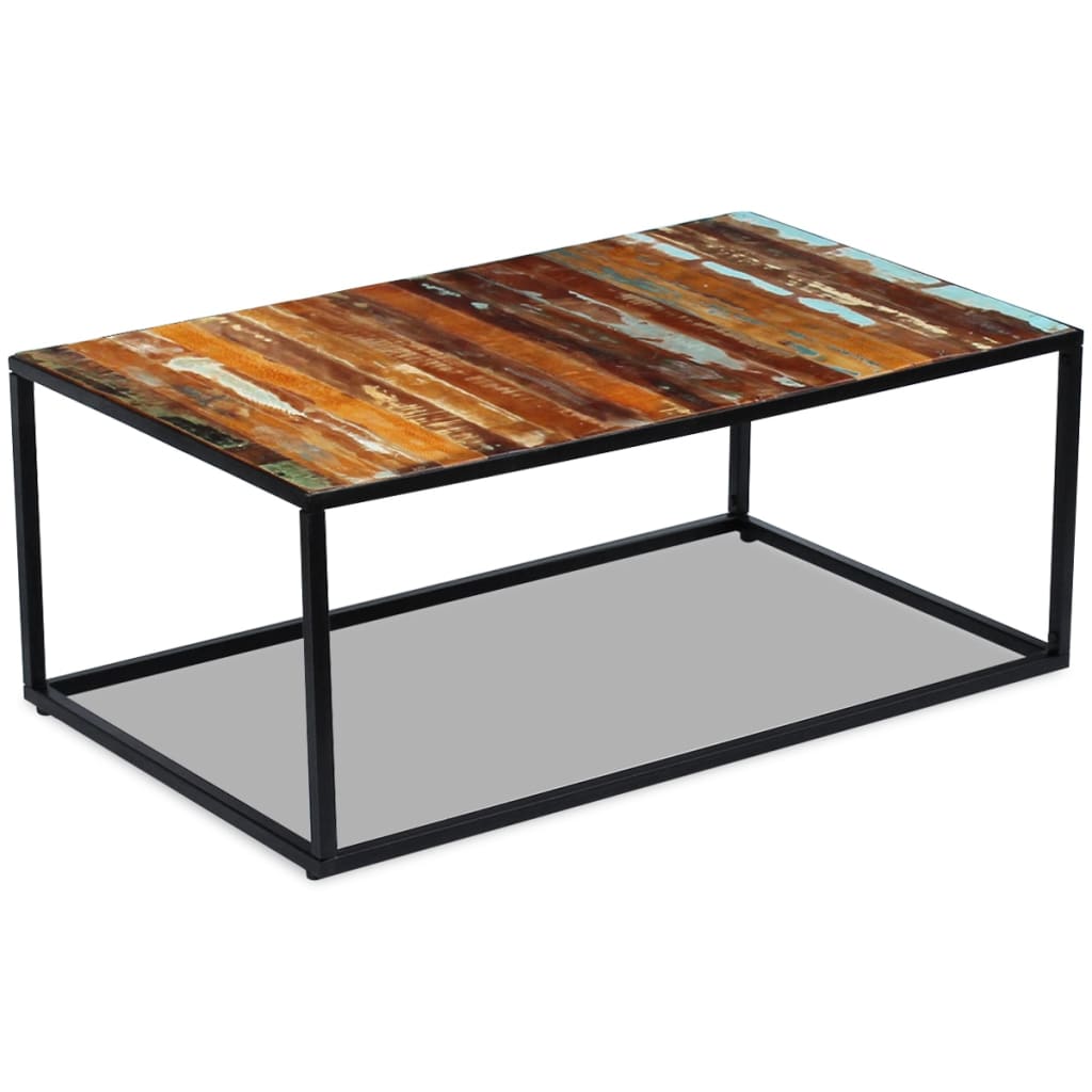 Coffee table old wood 100x60x40 cm