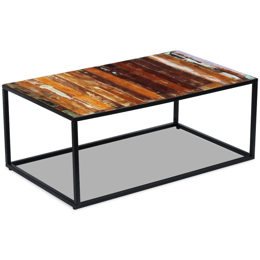 Coffee table old wood 100x60x40 cm