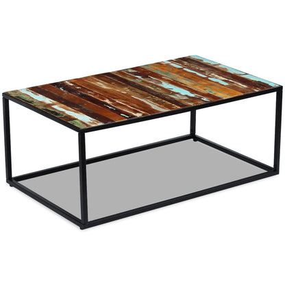 Coffee table old wood 100x60x40 cm