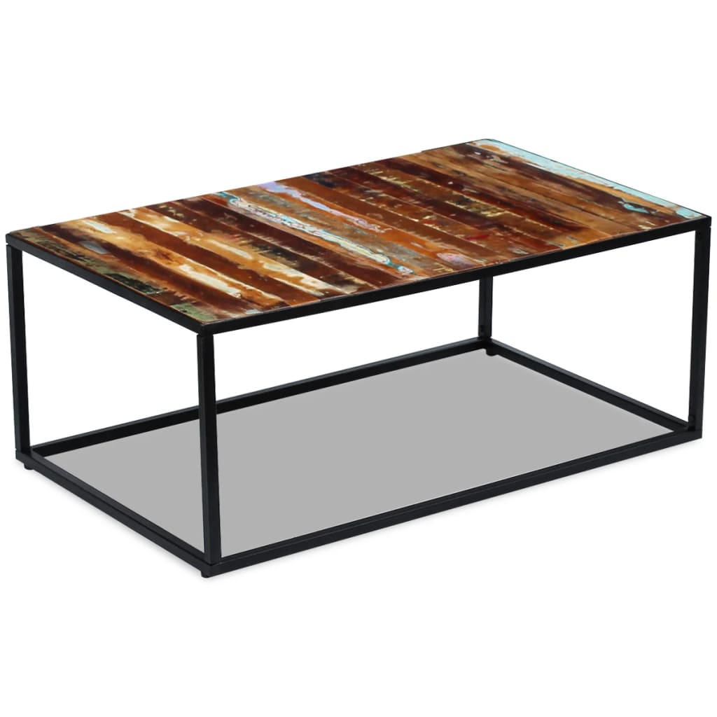 Coffee table old wood 100x60x40 cm