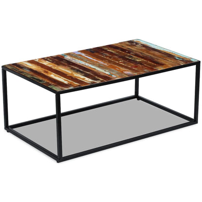 Coffee table old wood 100x60x40 cm