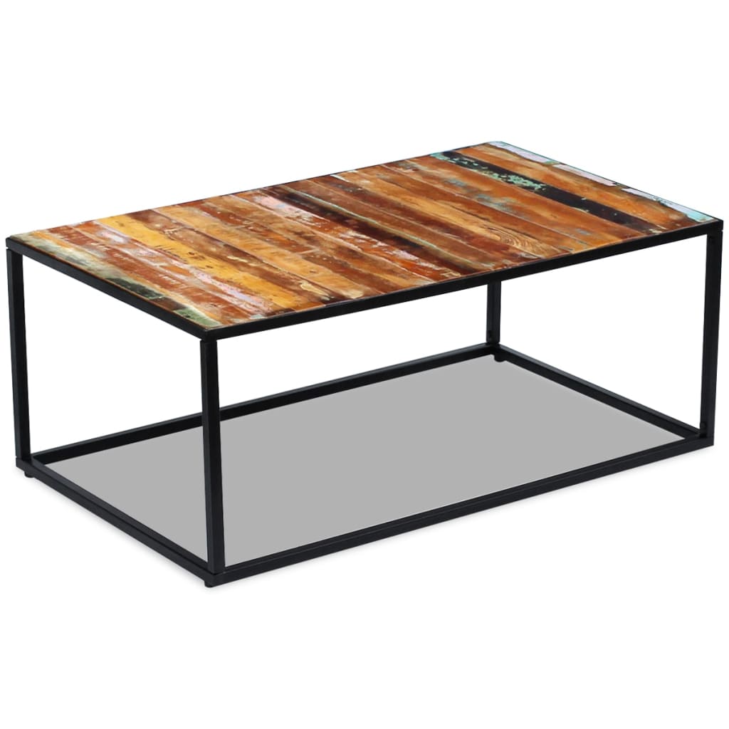 Coffee table old wood 100x60x40 cm