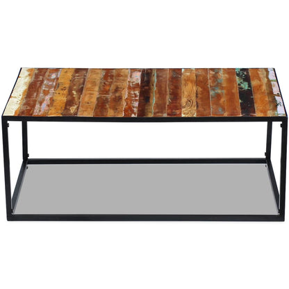 Coffee table old wood 100x60x40 cm