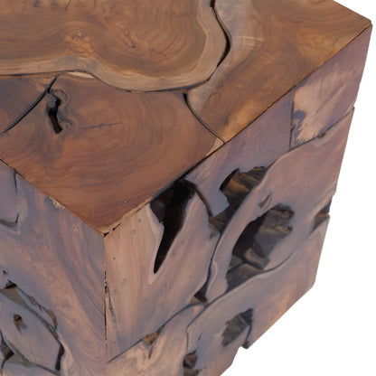 Stool solid wood teak