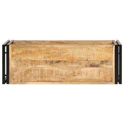TV-Schrank 90x30x40 cm Massivholz Mango