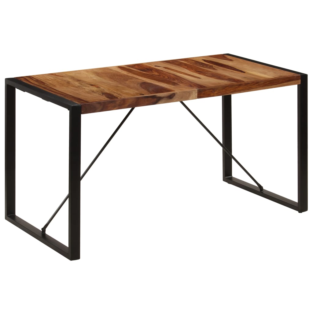 Dining table 140 x 70 x 75 cm solid wood