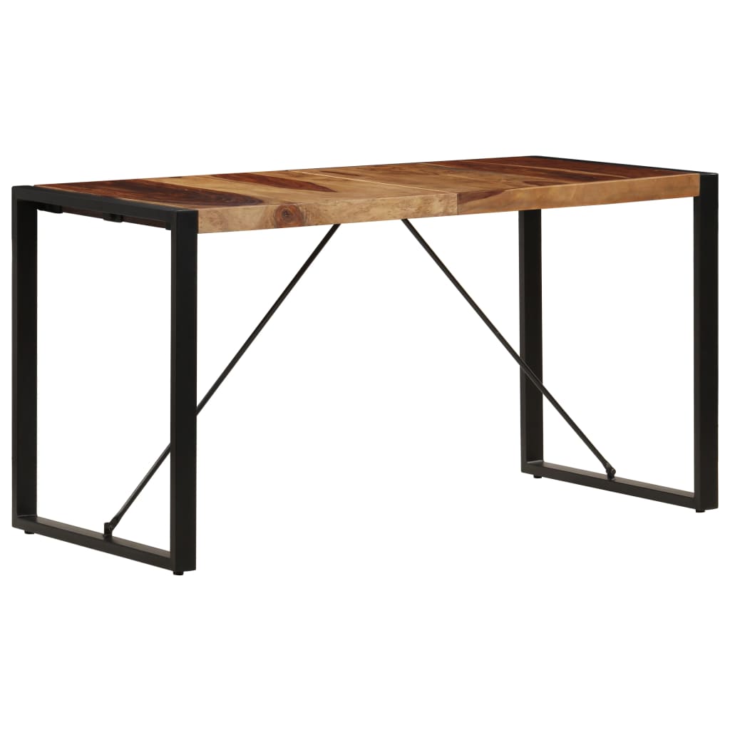Dining table 140 x 70 x 75 cm solid wood