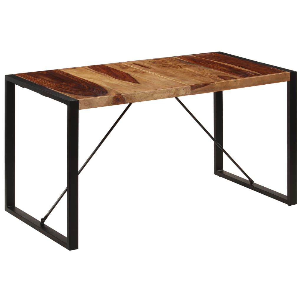 Dining table 140 x 70 x 75 cm solid wood