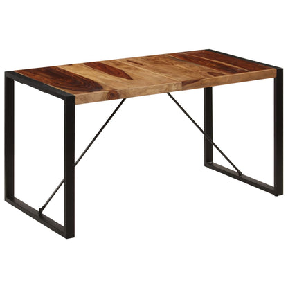 Dining table 140 x 70 x 75 cm solid wood
