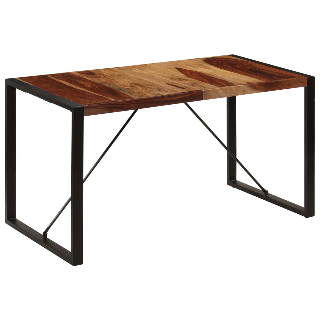 Dining table 140 x 70 x 75 cm solid wood
