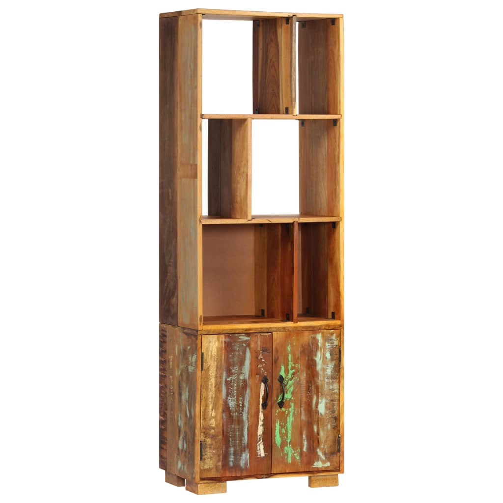 Bookcase 60x35x180 cm solid reclaimed wood