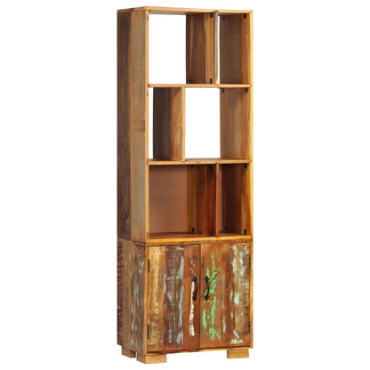Bookcase 60x35x180 cm solid reclaimed wood