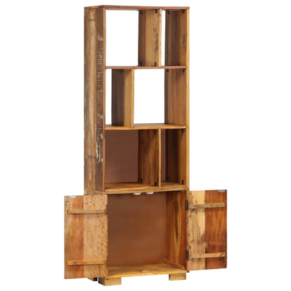 Bookcase 60x35x180 cm solid reclaimed wood