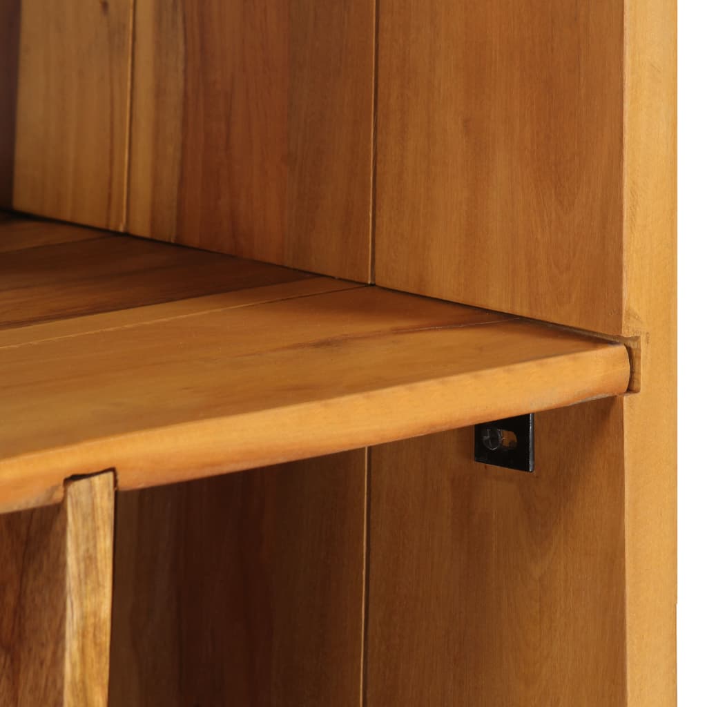 Bookcase 60x35x180 cm solid reclaimed wood