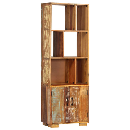 Bookcase 60x35x180 cm solid reclaimed wood