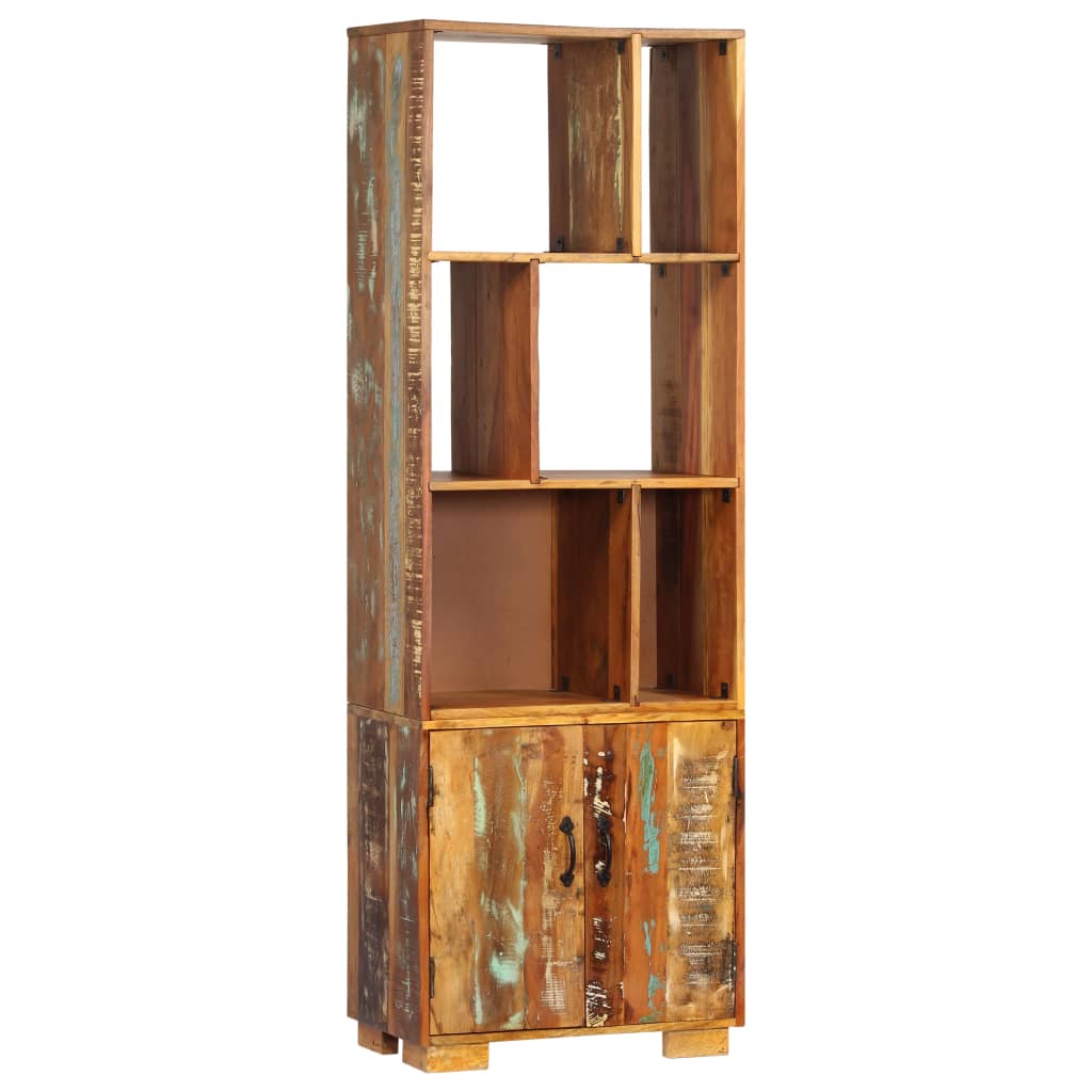 Bookcase 60x35x180 cm solid reclaimed wood