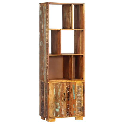 Bookcase 60x35x180 cm solid reclaimed wood