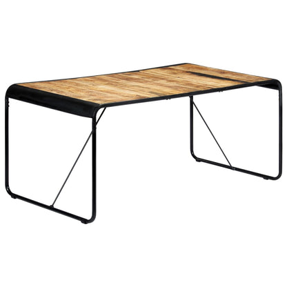 Dining table 180 x 90 x 76 cm Rough solid mango wood