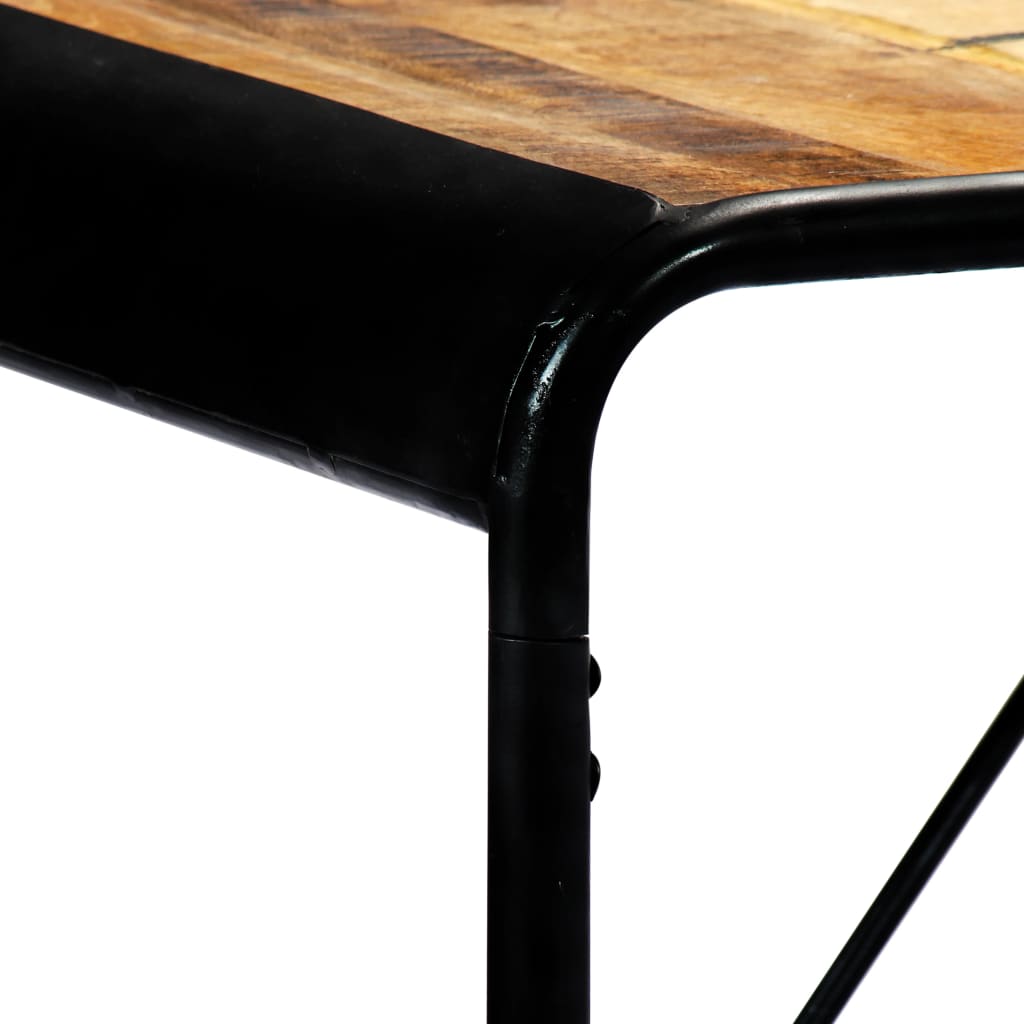 Dining table 180 x 90 x 76 cm Rough solid mango wood