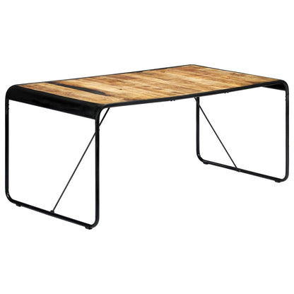 Dining table 180 x 90 x 76 cm Rough solid mango wood
