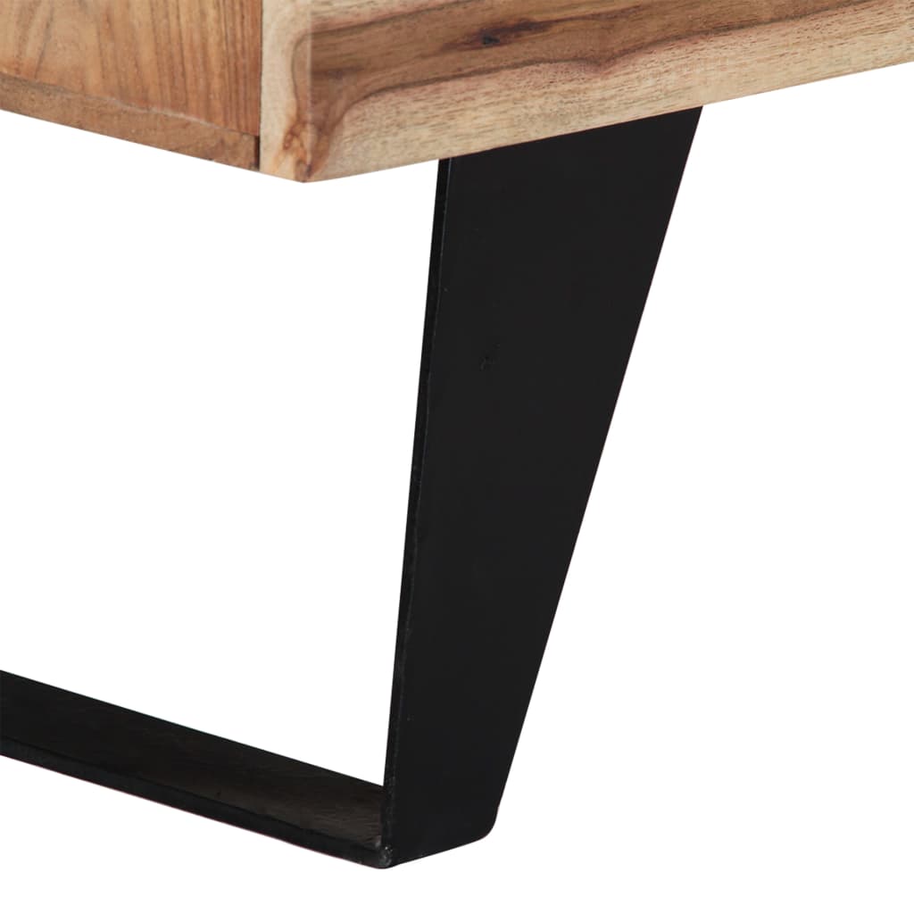 Sideboard 150x40x79 cm Massivholz Akazie