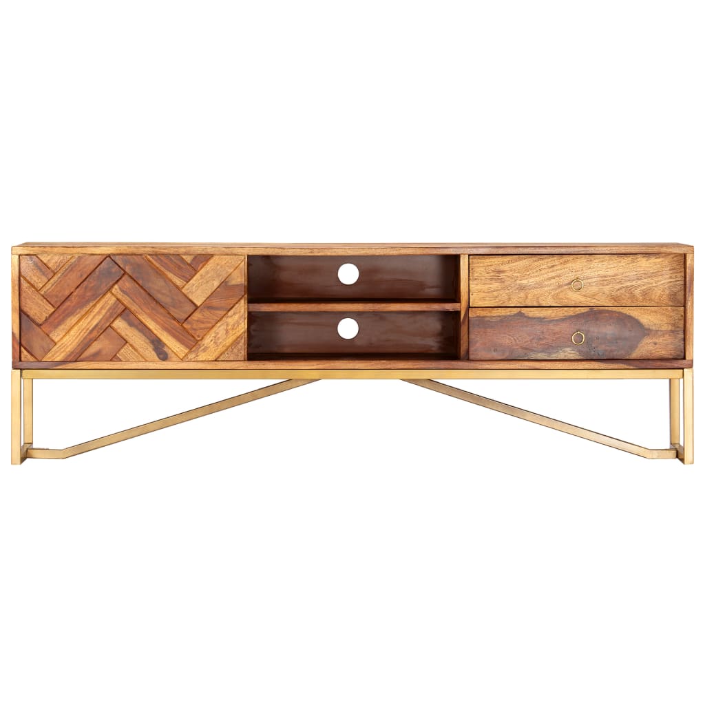 TV cabinet 140 x 30 x 45 cm solid wood