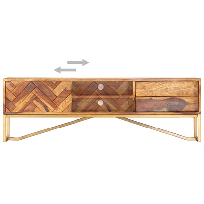 TV cabinet 140 x 30 x 45 cm solid wood