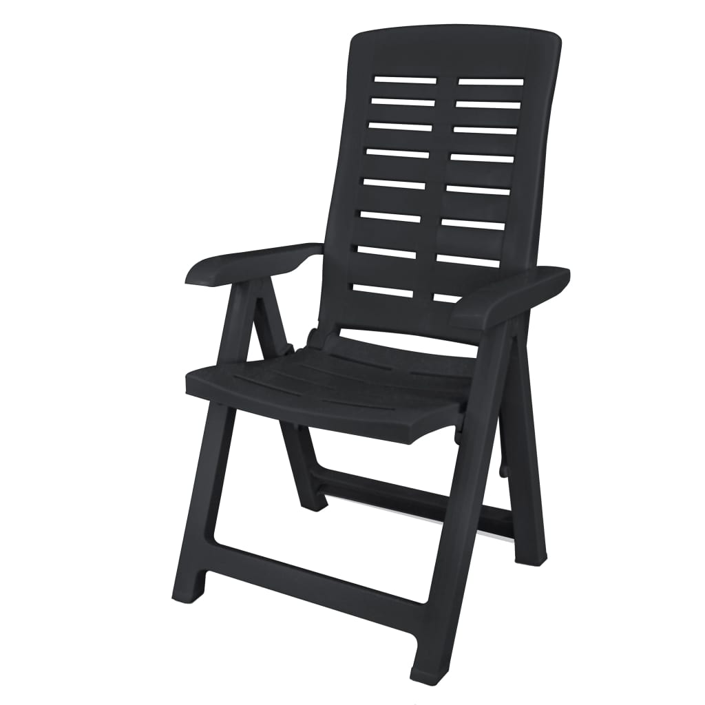 11 kom. Vrtna blagovaonska grupa plastika antracit