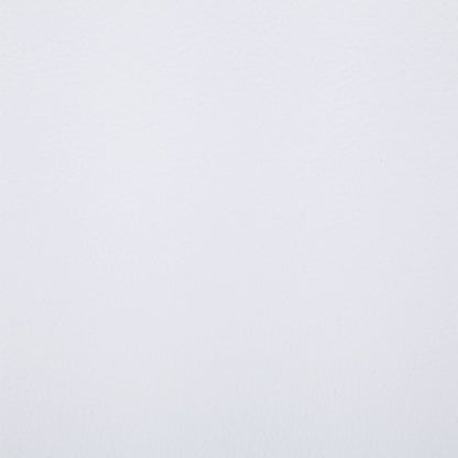 Massage-Chaiselongue mit Kissen Weiß Kunstleder