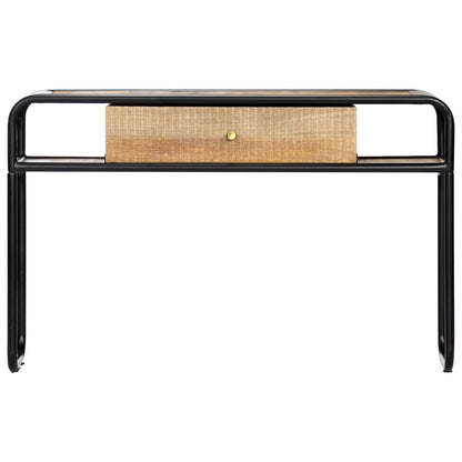Console table 118 x 30 x 75 cm solid mango wood