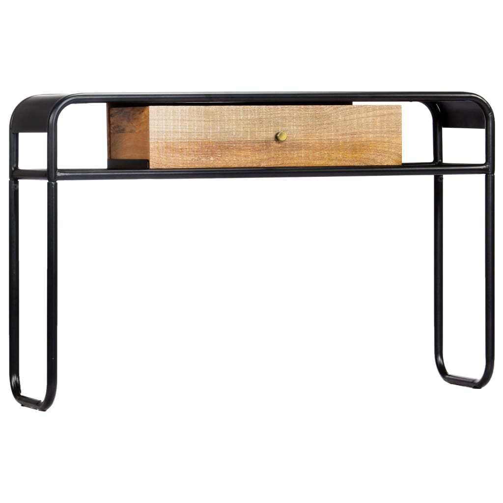 Console table 118 x 30 x 75 cm solid mango wood