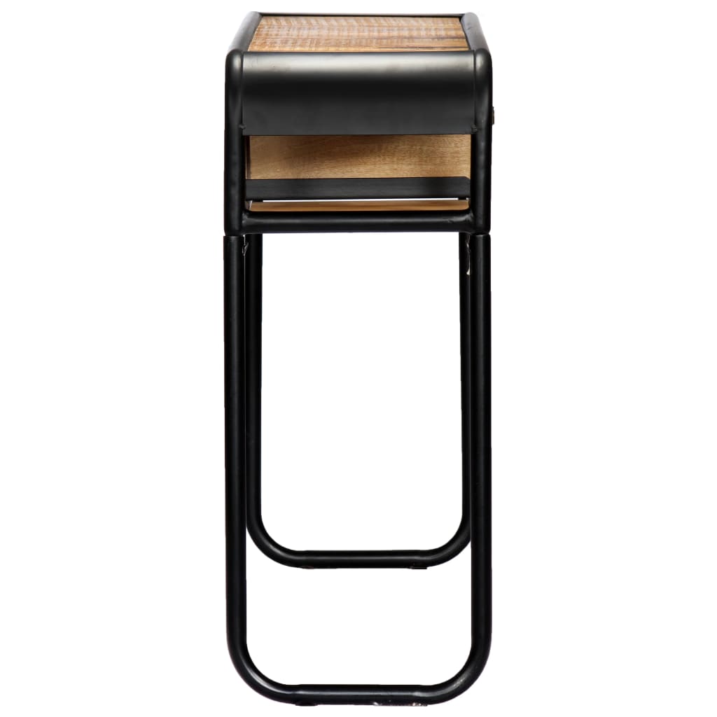 Console table 118 x 30 x 75 cm solid mango wood