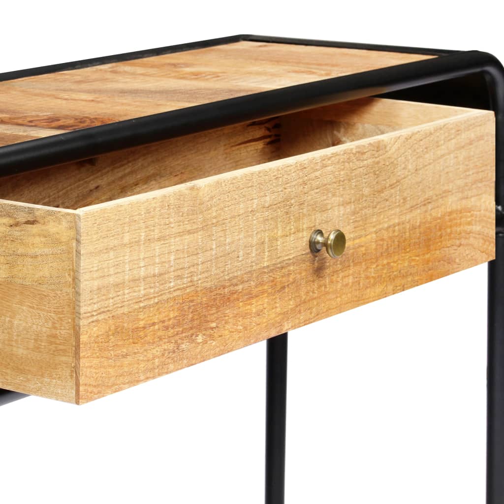 Console table 118 x 30 x 75 cm solid mango wood