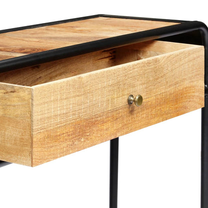 Console table 118 x 30 x 75 cm solid mango wood