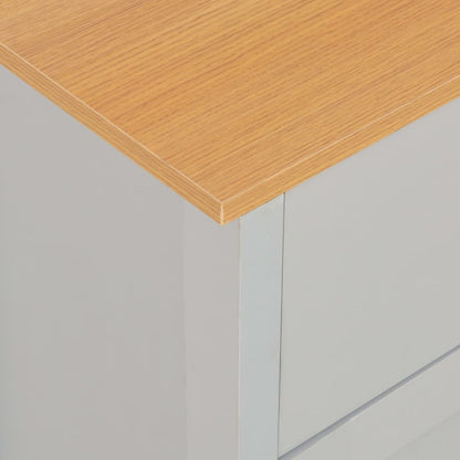 Komoda siva 112x35x81 cm