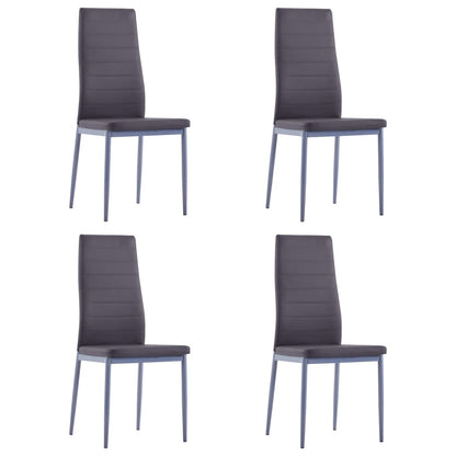 5-piece dining set grey