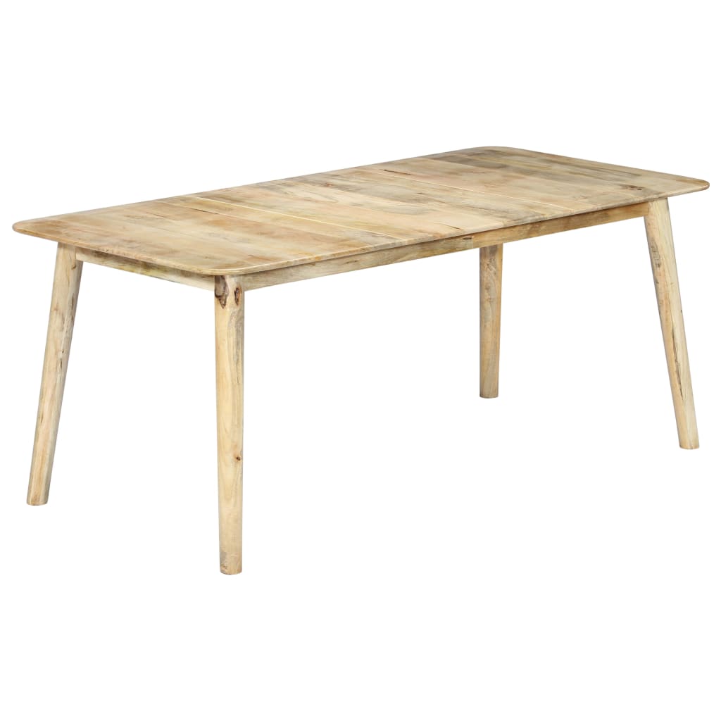 Dining table 180×90×76 cm mango solid wood