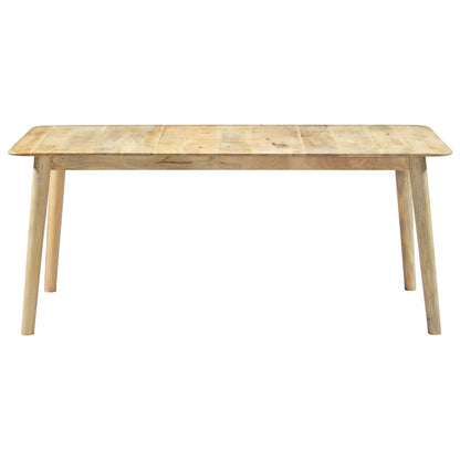 Dining table 180×90×76 cm mango solid wood