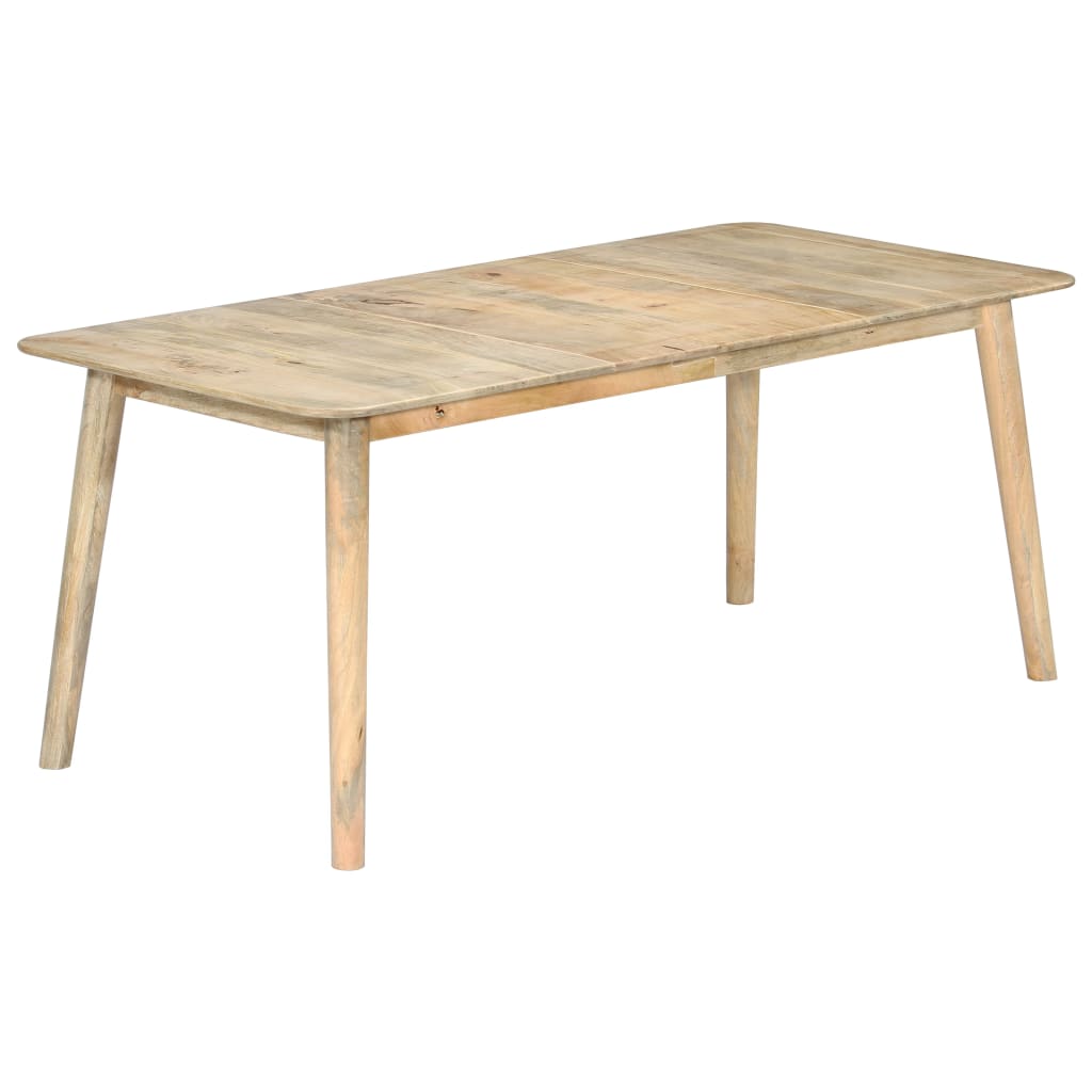 Dining table 180×90×76 cm mango solid wood