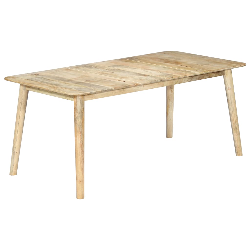 Dining table 180×90×76 cm mango solid wood