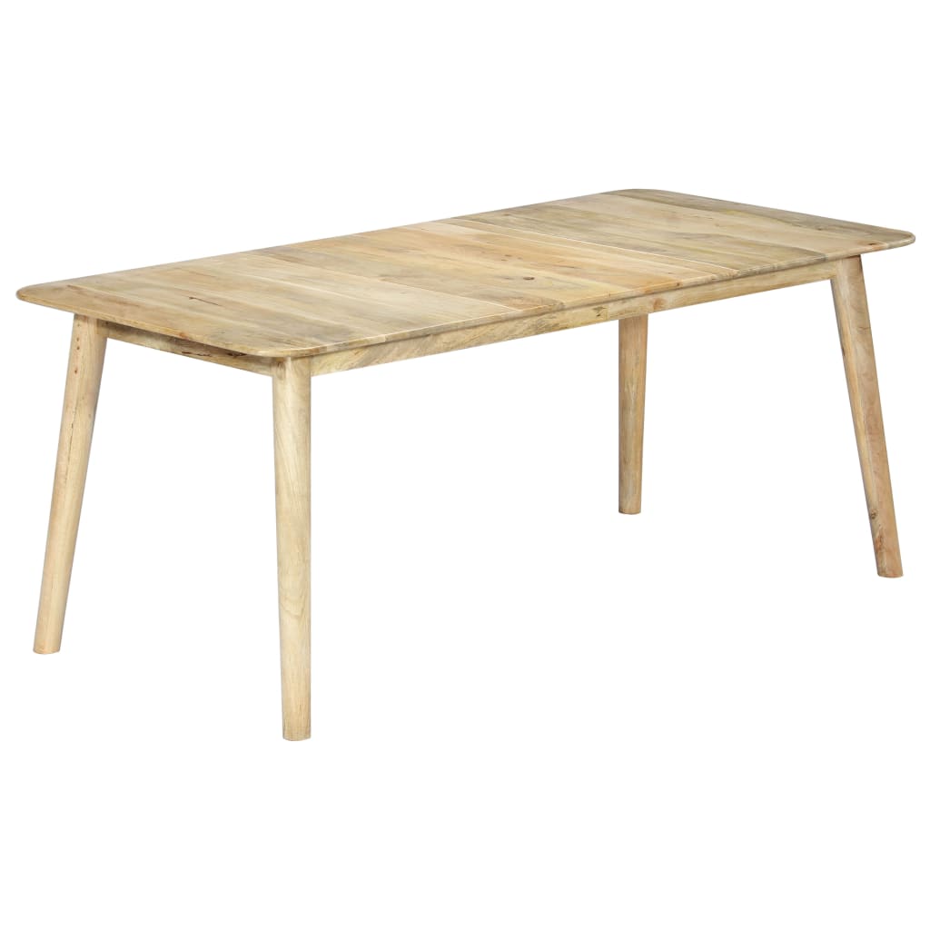 Dining table 180×90×76 cm mango solid wood