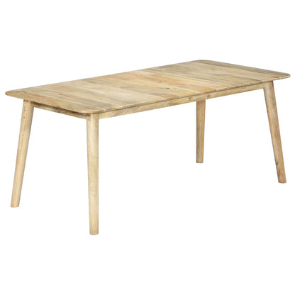 Dining table 180×90×76 cm mango solid wood
