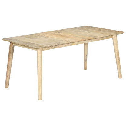 Dining table 180×90×76 cm mango solid wood