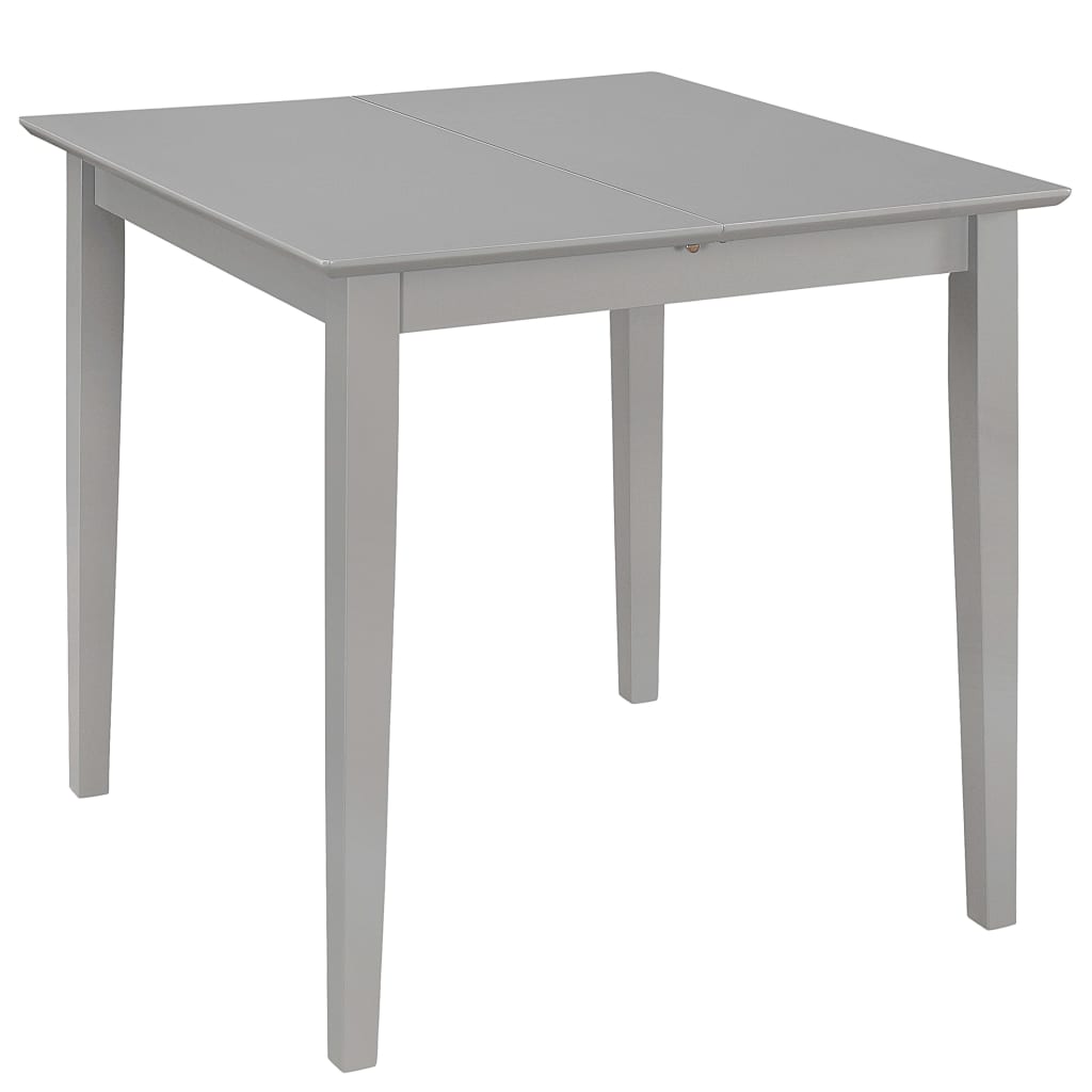 5-piece dining set MDF grey