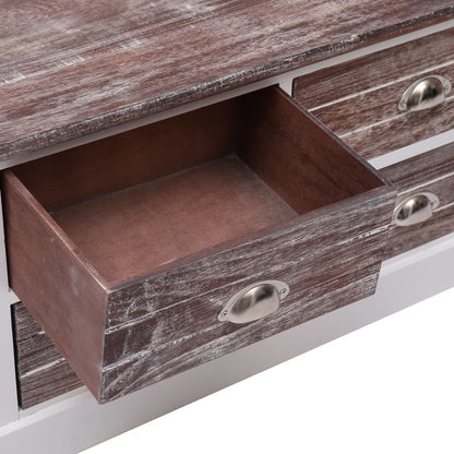 Flurbank Braun 115x30x40 cm Holz