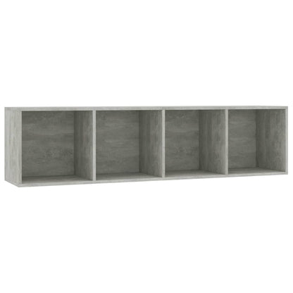 Bookcase/TV cabinet concrete grey 143×30×36 cm