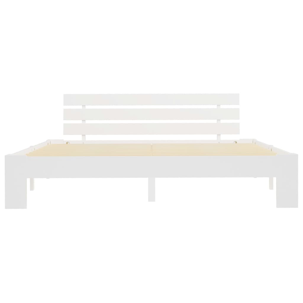 Solid wood bed white pine 160x200 cm