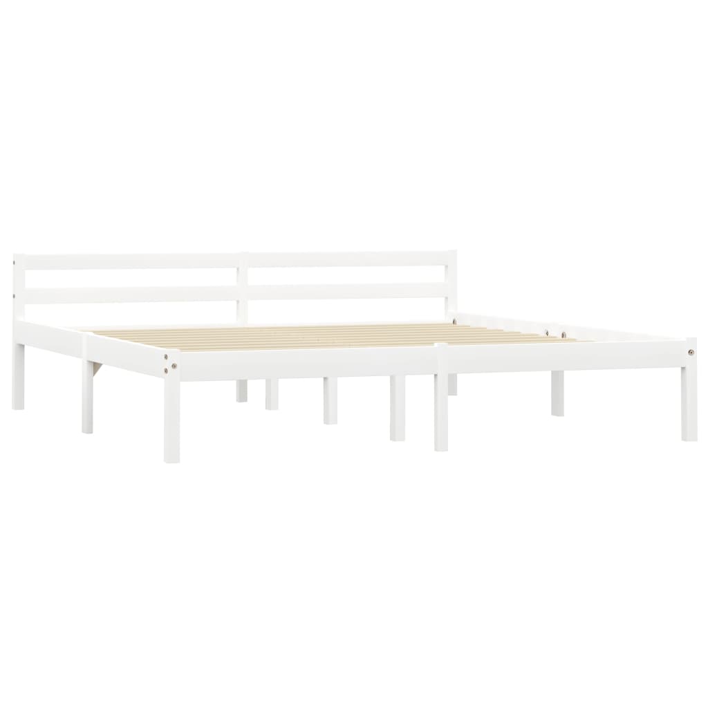 Solid wood bed white pine 160x200 cm