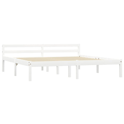 Solid wood bed white pine 160x200 cm